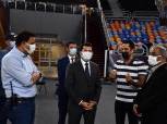 وزير الرياضة يتفقد ستاد القاهرة الدولي استعدادا لكأس العالم للجمباز