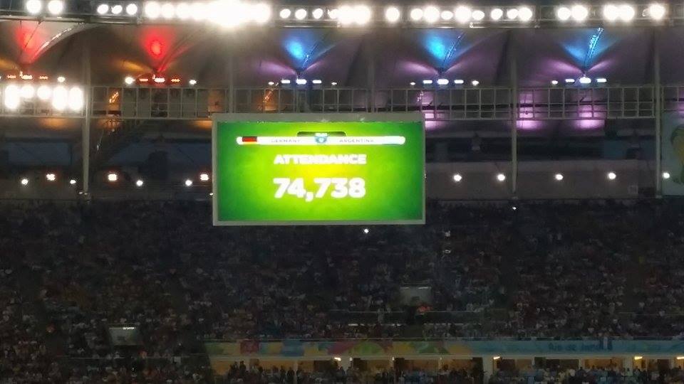 74 ألف متفرج الحضور الرسمي لنهائي المونديال في 