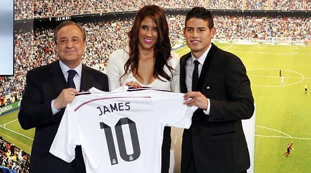 ريال مدريد يريد التعاقد مع زوجة جيمس رودريجيز