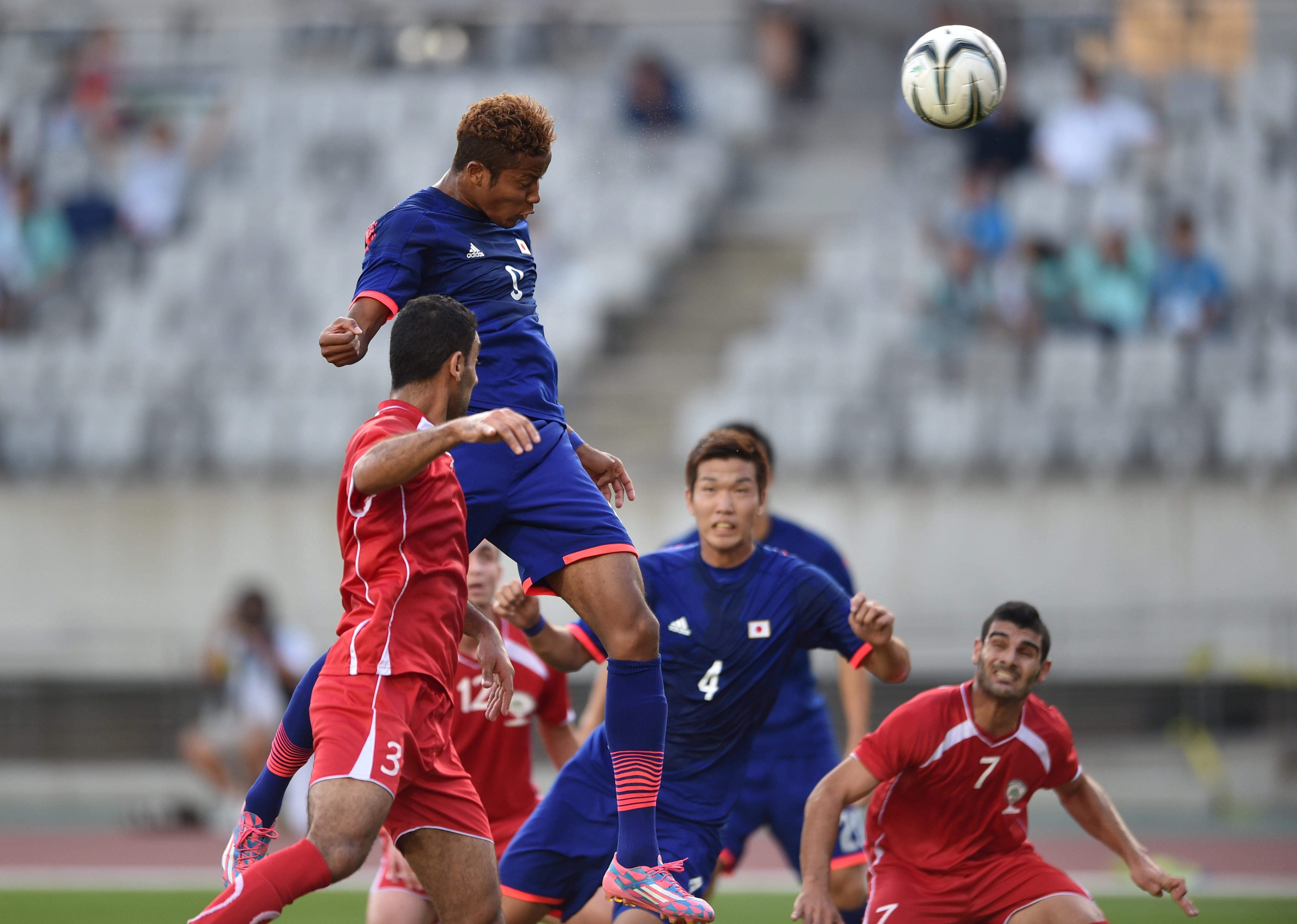 الماجستير 2014|  وودع المنتخب الفلسطيني لكرة القدم البطولة بهزيمة قاسية أمام اليابان