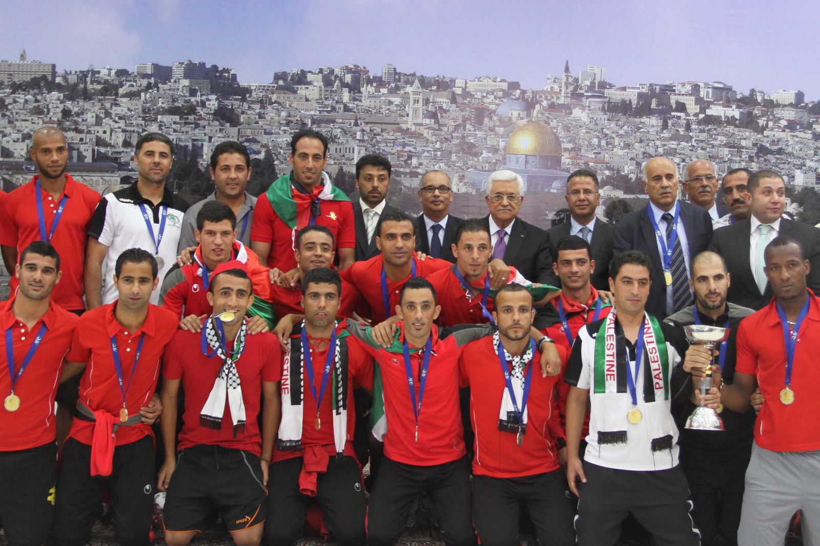 ويواجه المنتخب الفلسطيني لكرة القدم السعودية وموريتانيا وديا