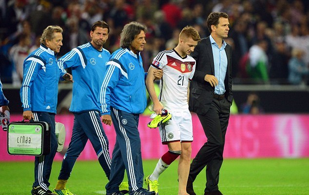 لعنة الإصابات مستمرة بين ريوس ومنتخب ألمانيا