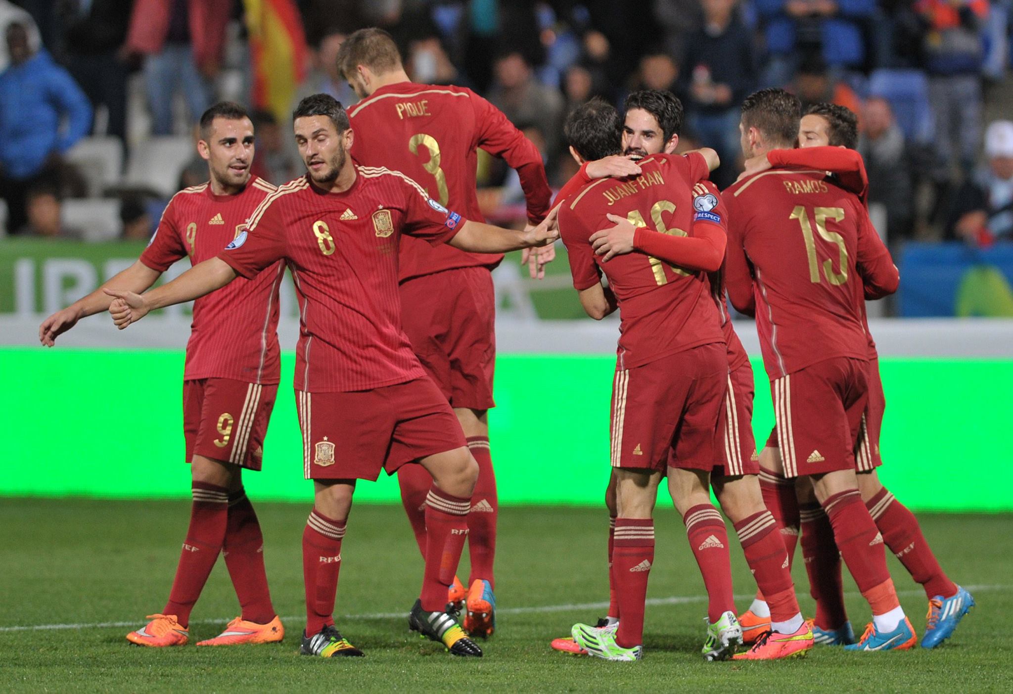 بالفيديو| إسبانيا تسقط روسيا البيضاء بثلاث 