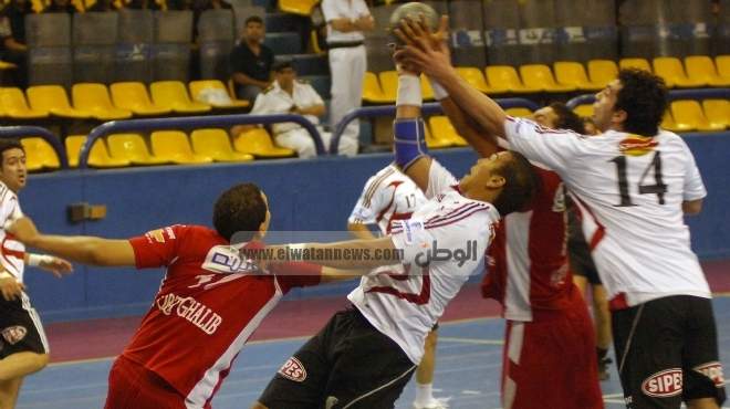 الأهلى والزمالك فى قمة دورى سوبر اليد اليوم