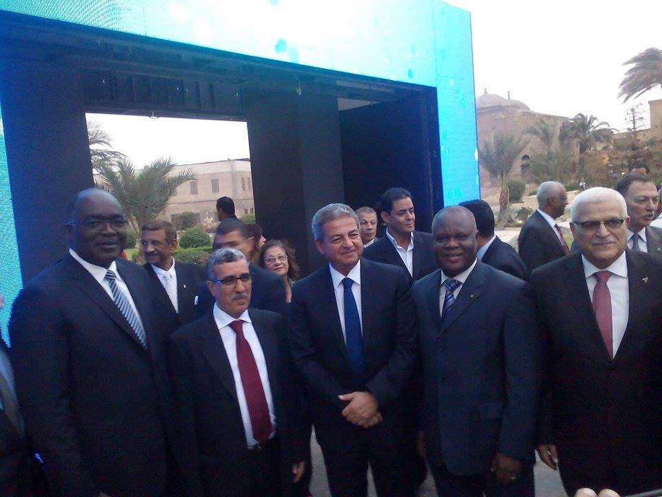 بالصور| وصول وزير الرياضة وحسن مصطفى لحضور قرعة الأمم الأفريقية لليد بالقلعة